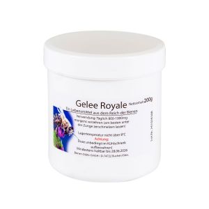 Gelee Royale in einer weißen Dose mit Schraubdeckel