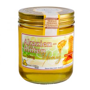 Akazienhonig im 500g Glas mit Schraubdeckel