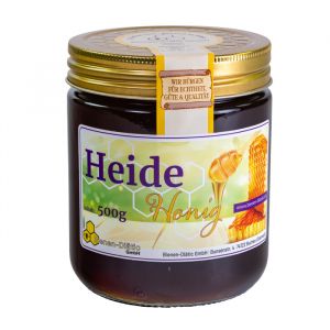 Heidehonig im 500g Glas mit Schraubdeckel