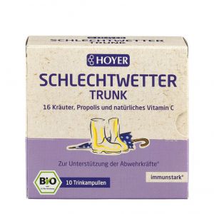 Schlechtwetter Trunk Ampullen in einer Kartonverpackung