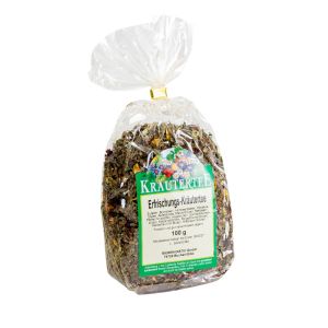 Loser Erfrischungs-Kräutertee in einer durchsichtigen Verpackung