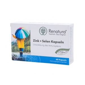 Selen + Zink Kapseln (60 Stück) in einer Kartonverpackung