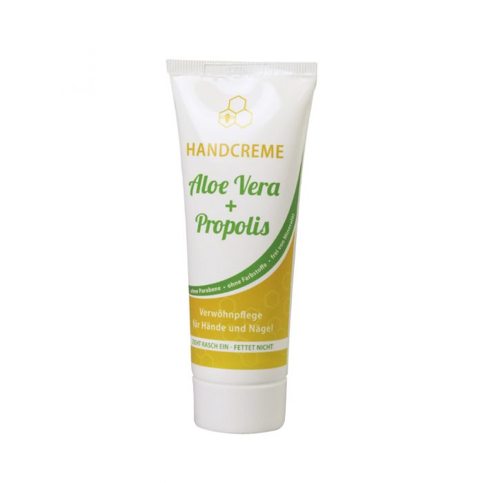 Handcreme Aloe Vera + Propolis 75 ml-Tube - Bienen Ditic
